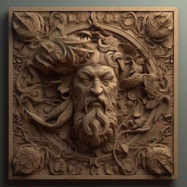 Patterns and decorations stl Hyperoides 2 3d model